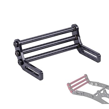 Amazon | 1/10 RCクローラーバンパー、カーボンファイバー